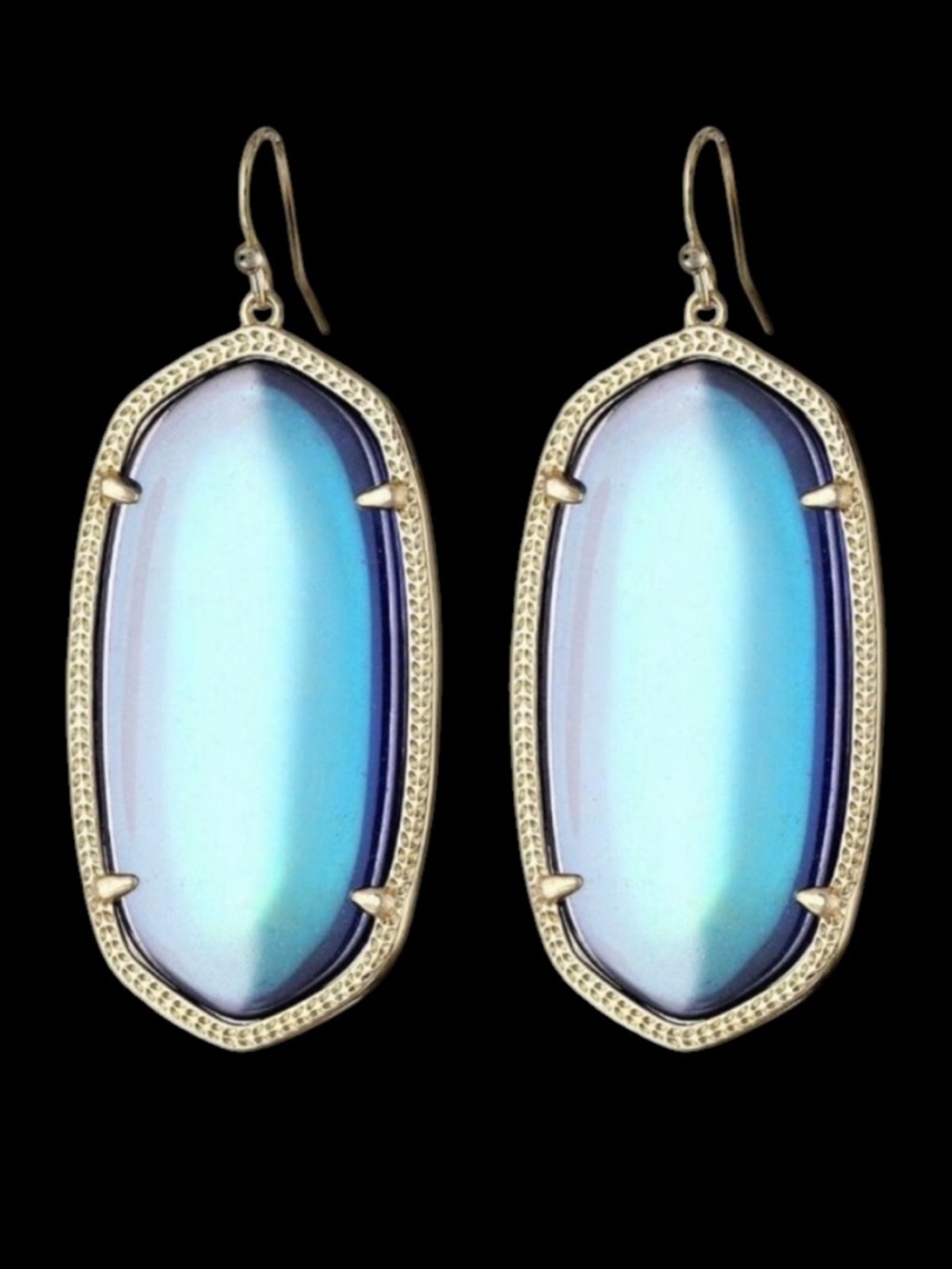 Kendra Scott Danielle Gold Earrings in Mystic Iridescent
